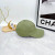 Loro Piana Baseball Cap with Elasticated back Cashmere Storm System in light green and brown
