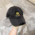 Loro Piana Baseball Cap with Elasticated back Microfibre Storm System in black and yellow