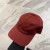 Loro Piana Baseball Cap with Elasticated back Microfibre Storm System in burgundy