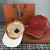 Loro Piana Baseball Cap with Elasticated back Microfibre Storm System in burgundy and red
