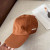 Loro Piana Baseball Cap with Elasticated back Storm System in caramel brown