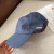 Loro Piana Baseball Cap with Elasticated back Storm System in dusty blue
