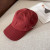Loro Piana Baseball Cap with Elasticated back Storm System in red