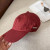 Loro Piana Baseball Cap with Elasticated back Storm System in red