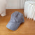 Loro Piana Baseball Cap with Adjustable strap in grey