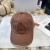 Loro Piana Baseball Cap with Cashmere Storm System in brown