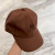 Loro Piana Baseball Cap with Elasticated back Cashmere Storm System in brown and dark brown