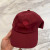 Loro Piana Baseball Cap with Elasticated back Cashmere Storm System in burgundy
