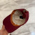 Loro Piana Baseball Cap with Elasticated back Cashmere Storm System in burgundy and dark brown