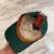 Loro Piana Baseball Cap with Elasticated back Cashmere Storm System in dark green