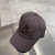 Loro Piana Baseball Cap with Elasticated back Cashmere Storm System in gray purple and dark brown