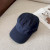 Loro Piana Baseball Cap with Elasticated Back and Storm System in dark blue