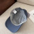 Loro Piana Baseball Cap with Elasticated back with Storm System in navy blue and red