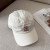 Loro Piana Baseball Cap with Elasticated back with Storm System in white and red