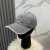 Loro Piana Cashmere Baseball Cap in grey