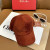 Loro Piana Corduroy Baseball Cap with Adjustable Strap in caramel brown