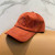 Loro Piana Corduroy Baseball Cap with Adjustable Strap in caramel brown