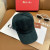 Loro Piana Corduroy Baseball Cap with Adjustable strap in dark green