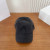 Loro Piana Denim Baseball Cap with Adjustable strap in black