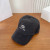Loro Piana Denim Baseball Cap with Adjustable strap in black and white