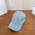 Loro Piana Denim Baseball Cap with Adjustable strap in light blue