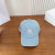 Loro Piana Denim Baseball Cap with Adjustable strap in light blue and white