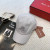 Loro Piana Embroidered Striped Linen Baseball Cap with Elasticated back in grey
