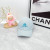 Loro Piana Embroidered Striped Linen Baseball Cap with Elasticated back in light blue