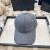 Loro Piana Fine Wale Corduroy Baseball Cap with Adjustable strap in dark gray