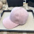 Loro Piana Fine Wale Corduroy Baseball Cap with Adjustable strap in pink