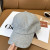 Loro Piana Linen Baseball Cap in grey