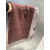 Loro Piana Men's / Women's Baby Cashmere Two-Tone Fringed Scarf in dark brown and beige