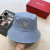 Loro Piana Men's / Women's Bucket Hat with Microfibre Storm System in blue