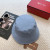 Loro Piana Men's / Women's Bucket Hat with Microfibre Storm System in blue