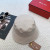 Loro Piana Men's / Women's Bucket Hat with Microfibre Storm System in dark beige