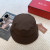 Loro Piana Men's / Women's Bucket Hat with Microfibre Storm System in dark brown