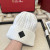 Loro Piana Men's / Women's Cable Knit Cashmere Beanie in white