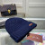 Loro Piana Men's / Women's Cashmere Beanie in navy blue