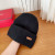 Loro Piana Men's / Women's Fine Rib Knit Blend Beanie with Logo Tag in black