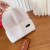 Loro Piana Men's / Women's Fine Rib Knit Blend Beanie with Logo Tag in light beige