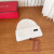 Loro Piana Men's / Women's Fine Rib Knit Blend Beanie with Logo Tag in white