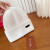 Loro Piana Men's / Women's Fine Rib Knit Blend Beanie with Logo Tag in white
