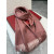 Loro Piana Men's / Women's Grande Unita Cashmere Scarf in red brown