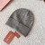 Loro Piana Men's / Women's Jungfrau Baby Cashmere Beanie in dark gray