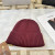 Loro Piana Men's / Women's Ribbed Knit Beanie in burgundy