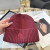 Loro Piana Men's / Women's Ribbed Knit Beanie in burgundy