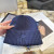 Loro Piana Men's / Women's Ribbed Knit Beanie in navy blue