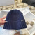 Loro Piana Men's / Women's Ribbed Cashmere Beanie in navy blue