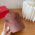 Loro Piana Suede Baseball Cap with Adjustable strap in caramel brown
