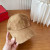 Loro Piana Suede Baseball Cap with Adjustable strap in dark beige